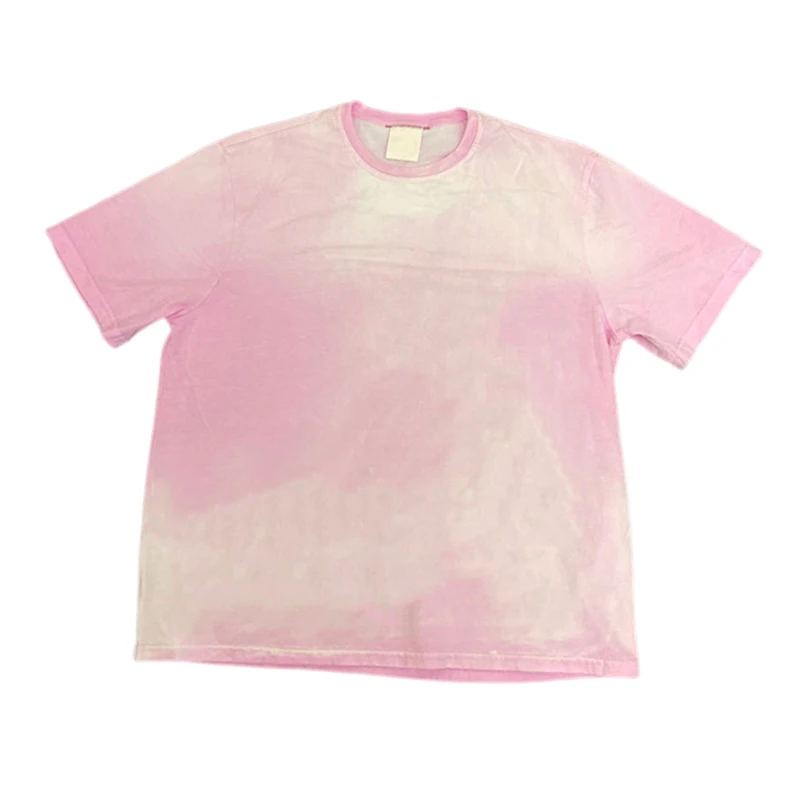 Boxy Custom Mens Streetwear Fit Crop Sun Faded Acid Washed Vintage High Quality Summer Blank Vintage Tee Knitted 50pcs