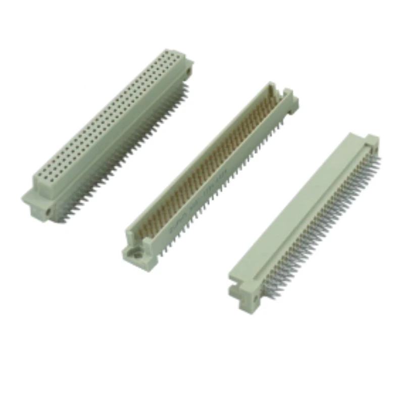 3 Rows2.54MM Pitch 96P Female 180 Degree DIP DIN Signal Euro Connector
