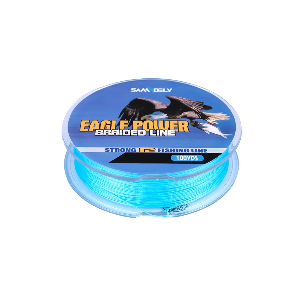 100% UHMW PE Japan Quality X4 100M PE Braided Fishing Line for Seafishing Linhas De Pesca