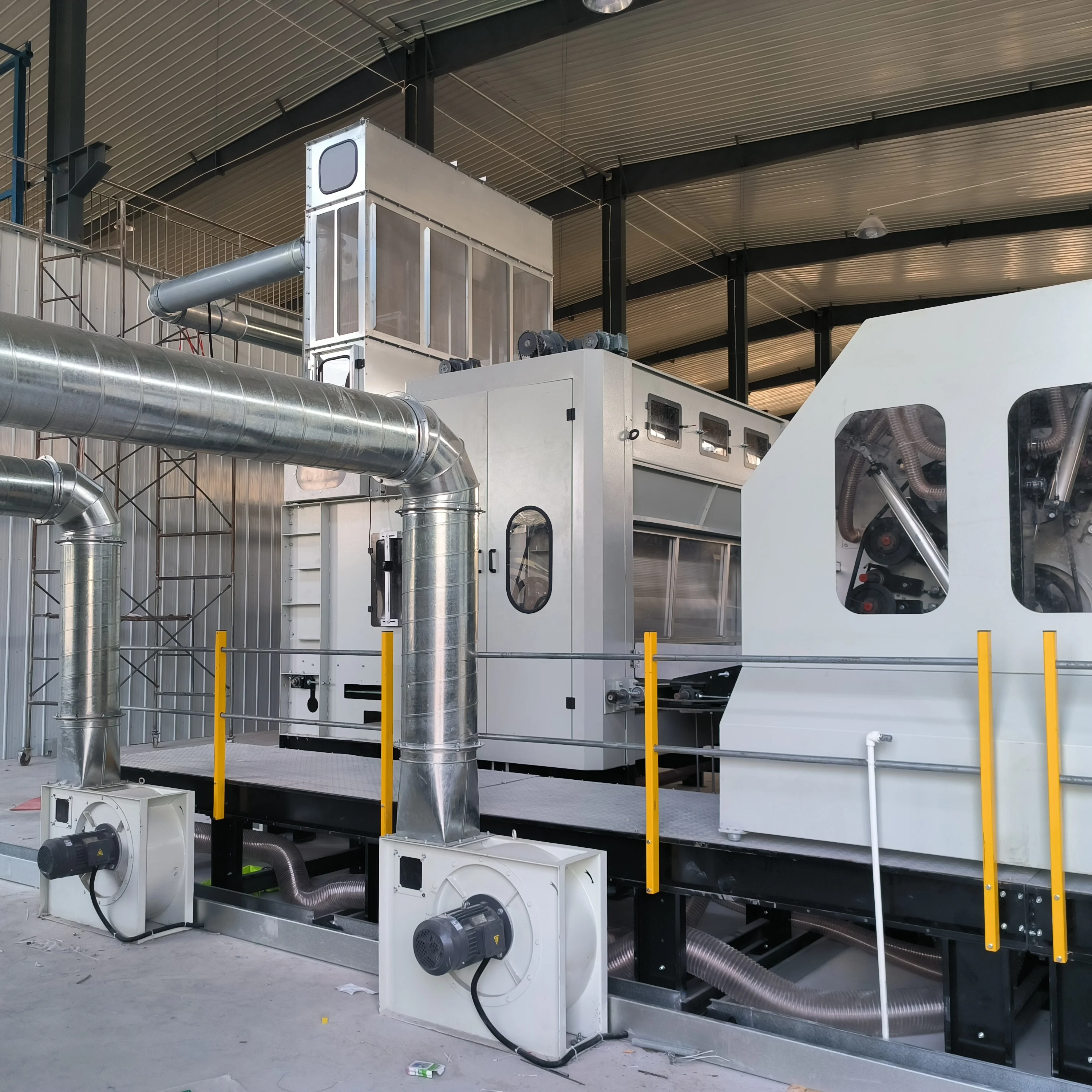 Non woven polyester pet fiber acoustic fiber board soundproof insulation panel production line