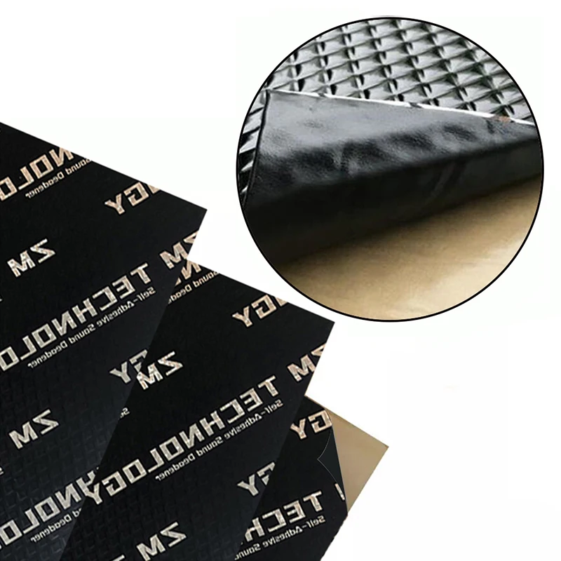 Car Engine Sound Heat Insulation Noise Control Deadening material fabric roll deadening cotton 800*500mm