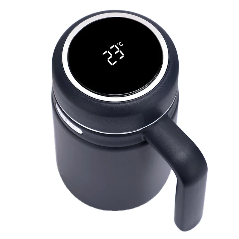 Customized Intelligent Temperature Control Tumbler Stainless Steel Office Mug for Coffee and Tea Separation for Business Use