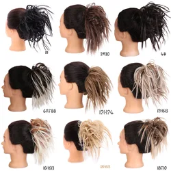 Настоящая кудрявая пучок волос, шиньон из человеческих волос, шиньон для наращивания человеческих волос, пучок волос