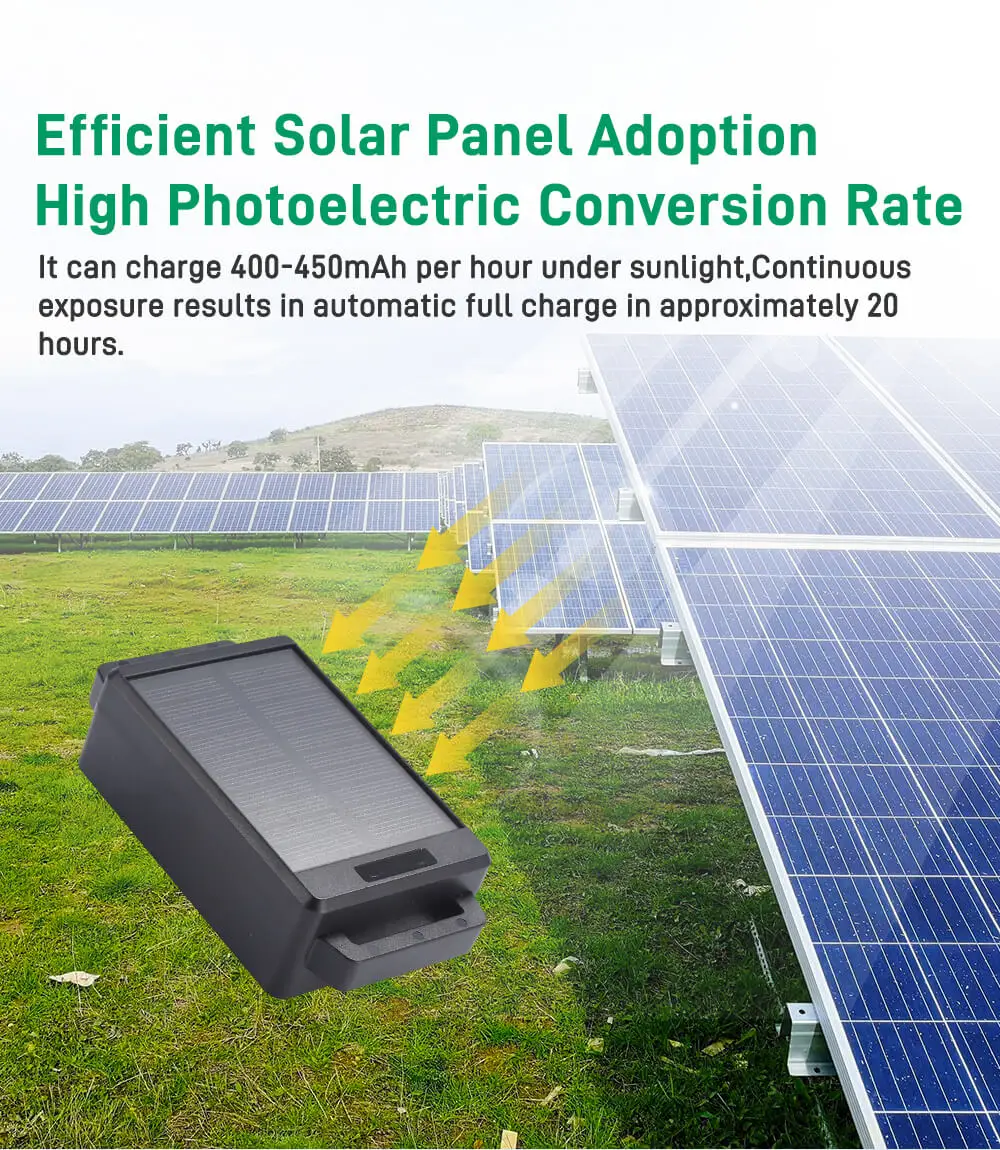 Real Time 2g Solar Powered WIFI Positioning Sheep GPS Tracker IP67 GPS Tracking Device For Animal