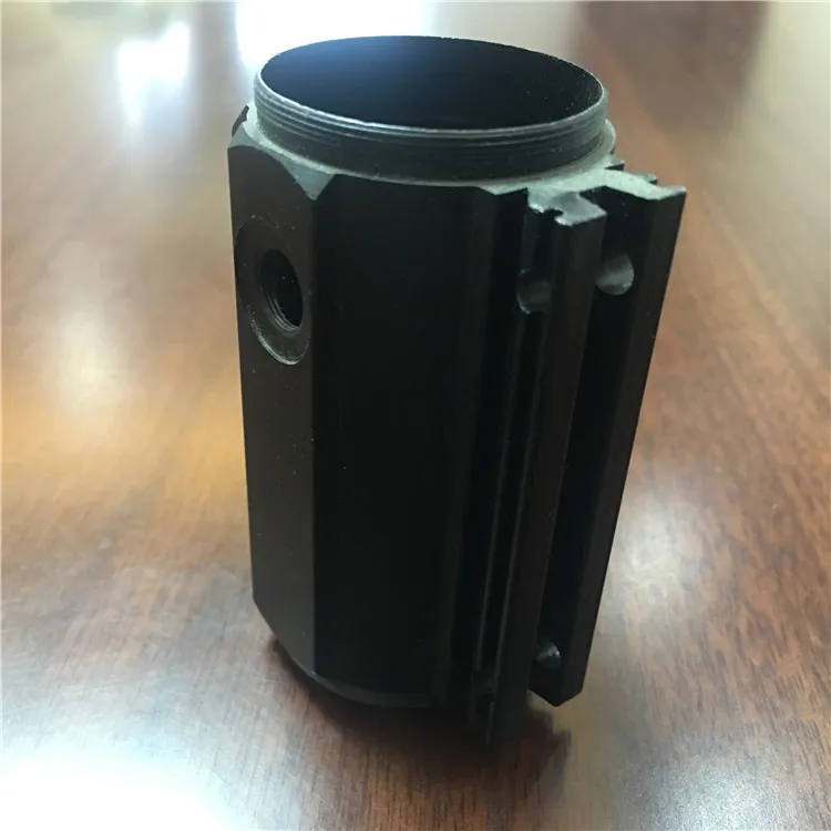 factory prices 6000 series black anodized cnc alu profile