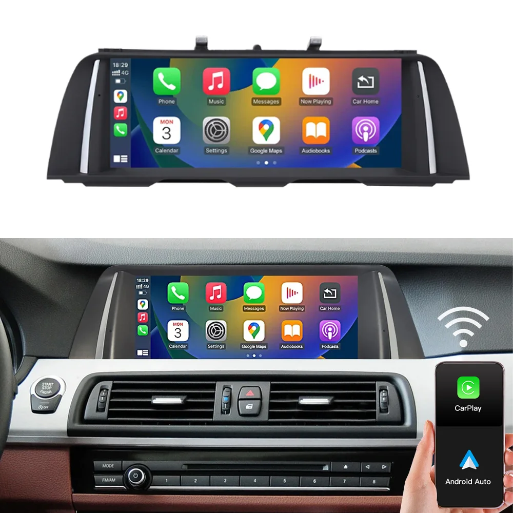 1920*720 10.25' Auto Carplay Android for BMW Screen Linux 5 Series F10 F11 2010-2016 CIC NBT System Car Radio Multimedia Player