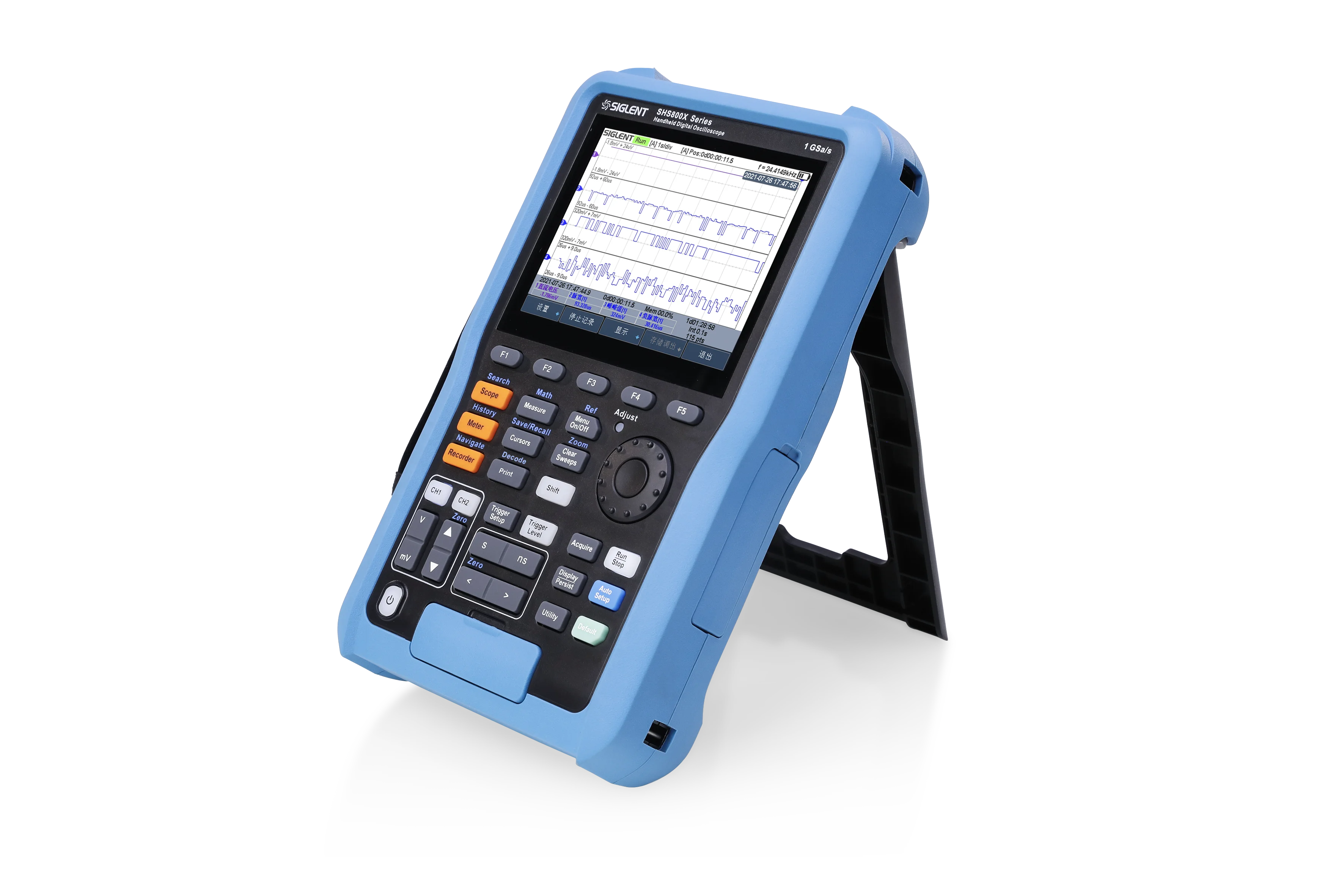 Siglent SHS820X Ручной осциллограф Полоса пропускания 200 МГц 2 канала