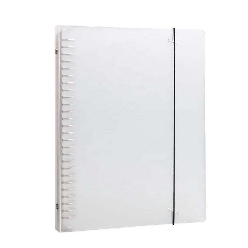 Transparent hardcover a5 a4 dot grid notebook bullet journaling writing diary subject spiral notebooks 60 sheets