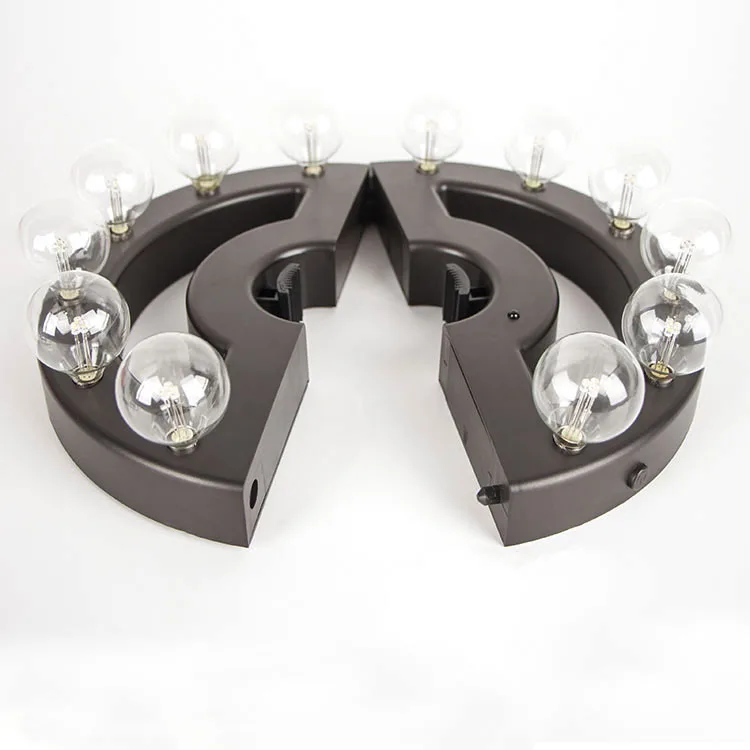 Amazon Hot Sale 12 Count G40 Bulbs Patio Umbrella Light Outdoor with Remote Control