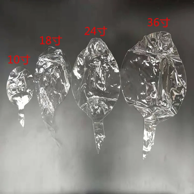 Wholesale 12 20 22 24 36 inch clear pvc stretched wide mouth bubble party helium transparent bobo balloons