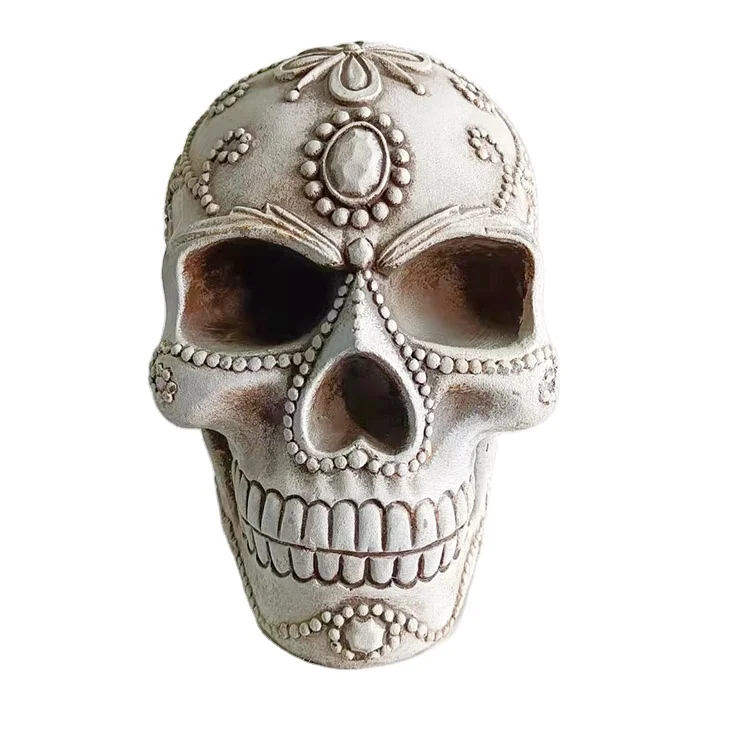 2022 New Arrival Wholesale Skull Heads White Eco Friendly Home Decor Skeleton Skull Heads