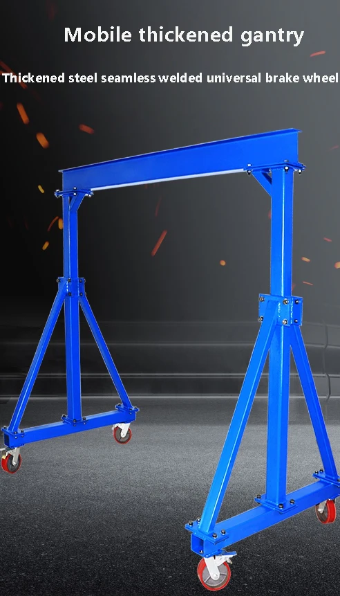 Мини-небольшой Электрический мобильный козловой кран crane1 2 3 5 10 тонн портальный Портальный Кран
