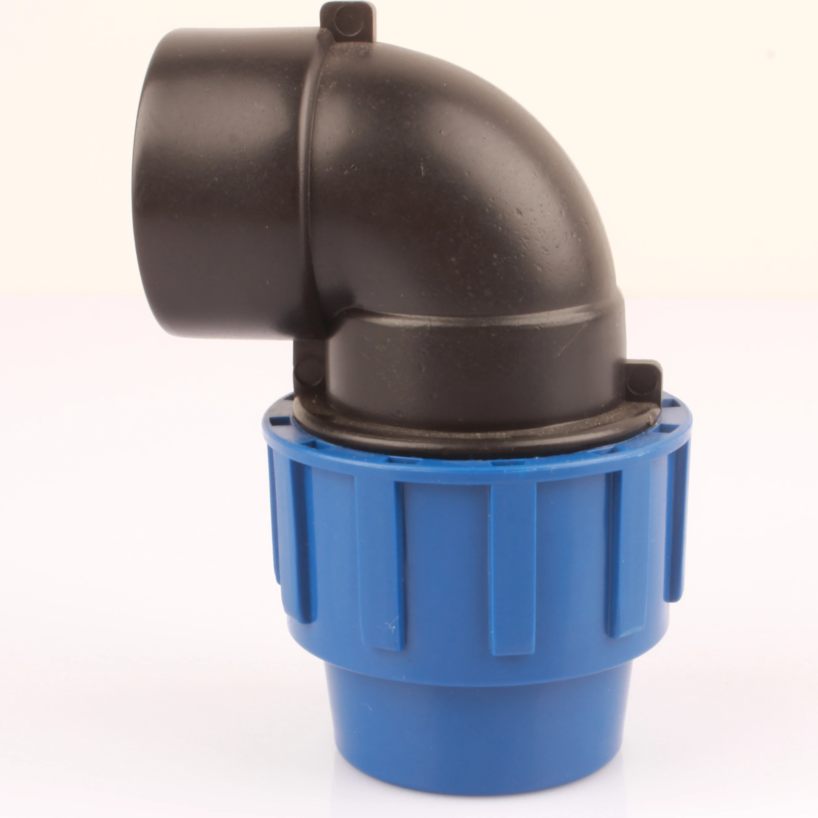 China High Quality Casting Technics PP fitting Fighting Pipe Female Elbow Plumbing Accessories