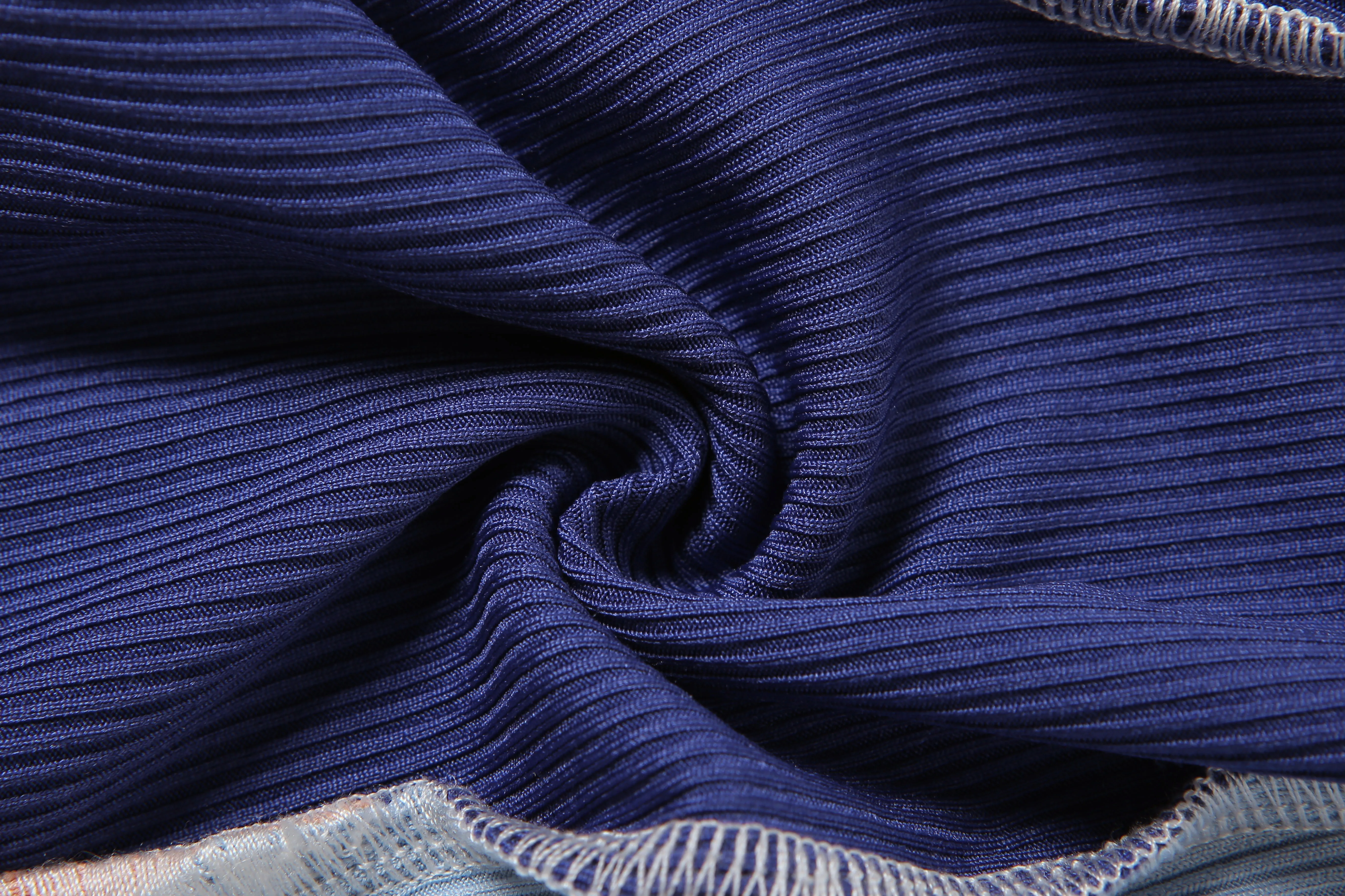 Nibber K21S01079 female summer contrast fitness sporty casual sleeveless ribbing 2piece set women