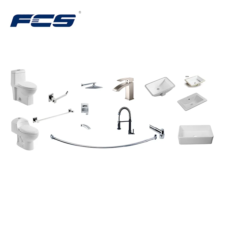Аксессуары для ванной комнаты в американском стиле набор санитарной посуды смеситель раковины комнате туалете полный комплект