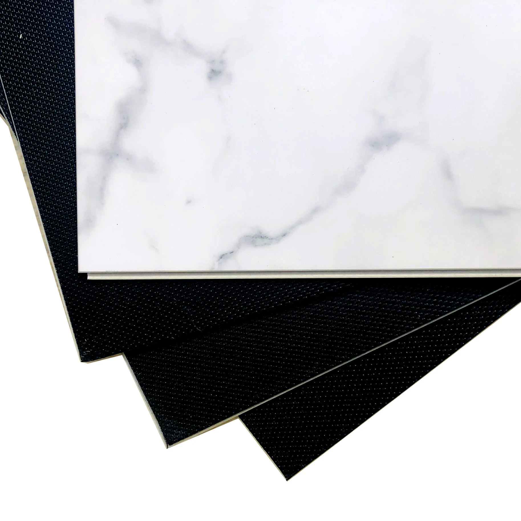 SPC high gloss marble flooring click lock plank vinyl floor