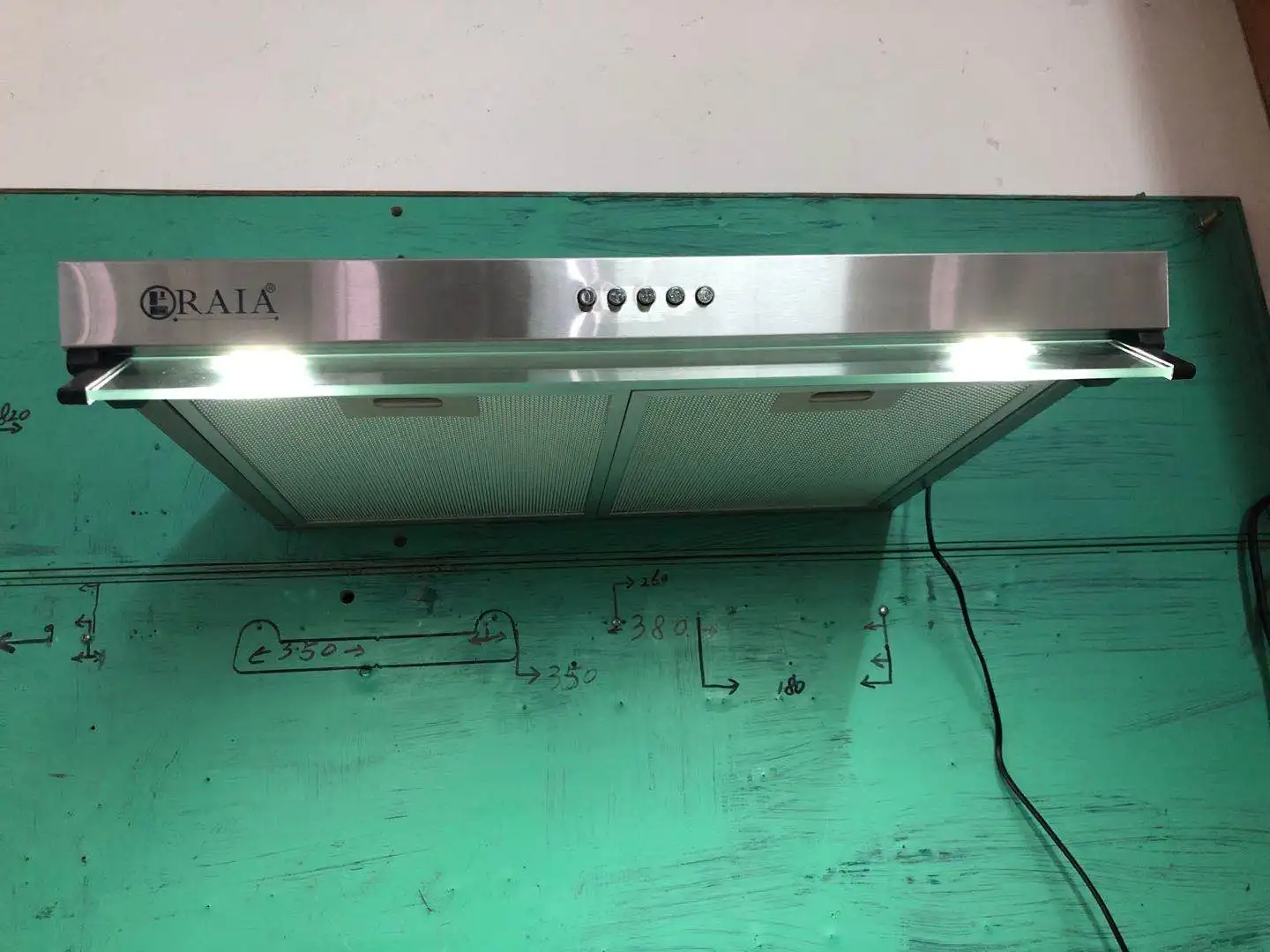 60cm Stainless Steel Slim Kitchen Exhaust Range Hood Inox Cooker Hood For Kitchen