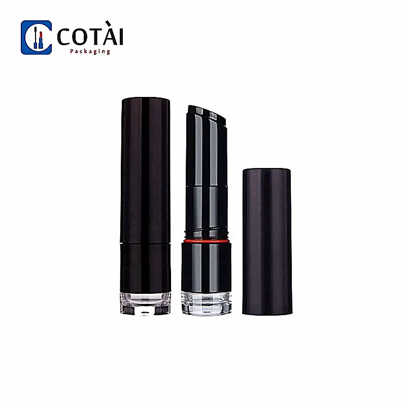 Airtight Black plastic lipstick containers custom tube galore