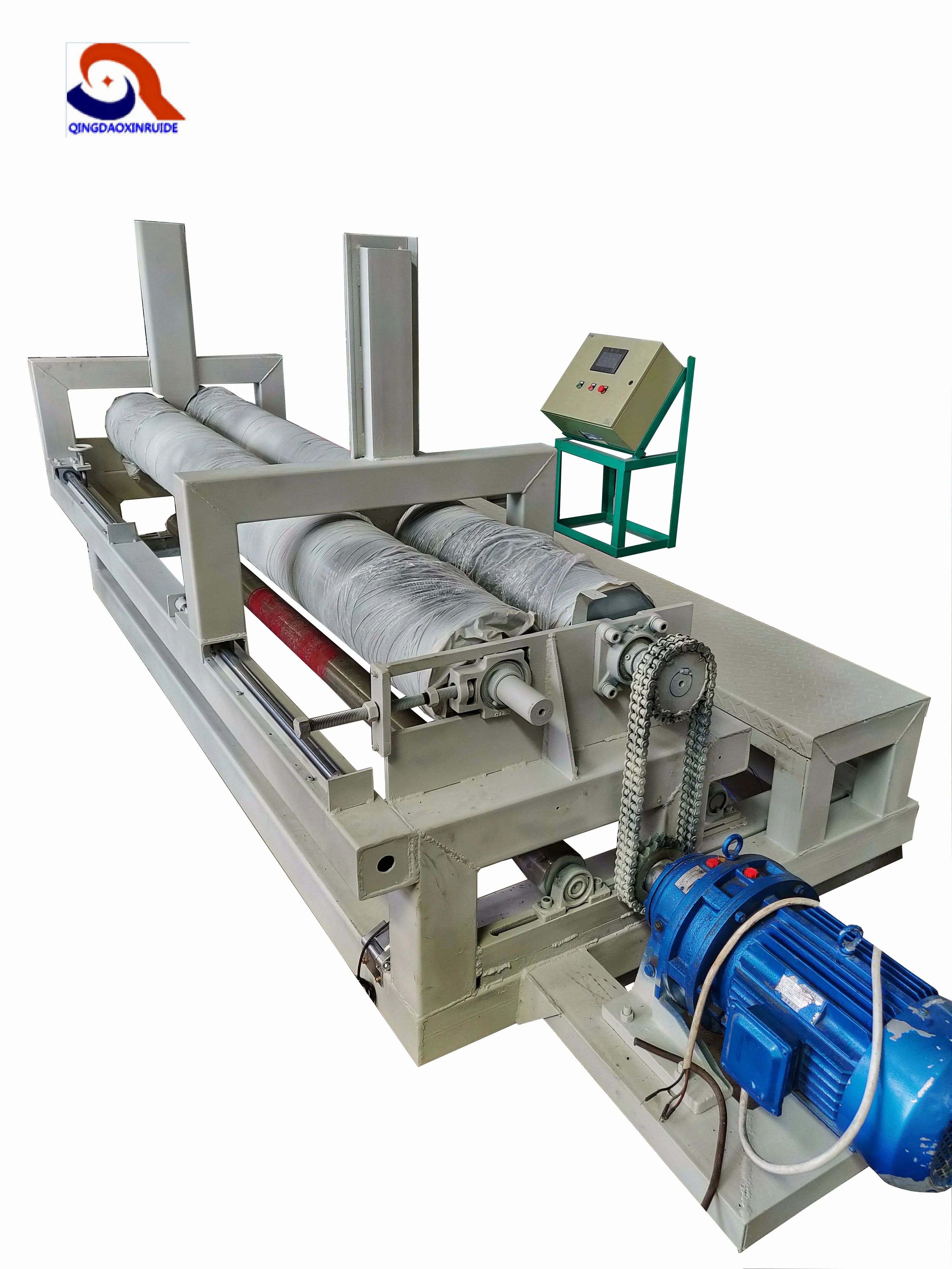 Tarpaulin Cloth Fabric Automatic Rewinding Slitting Dotting Machine