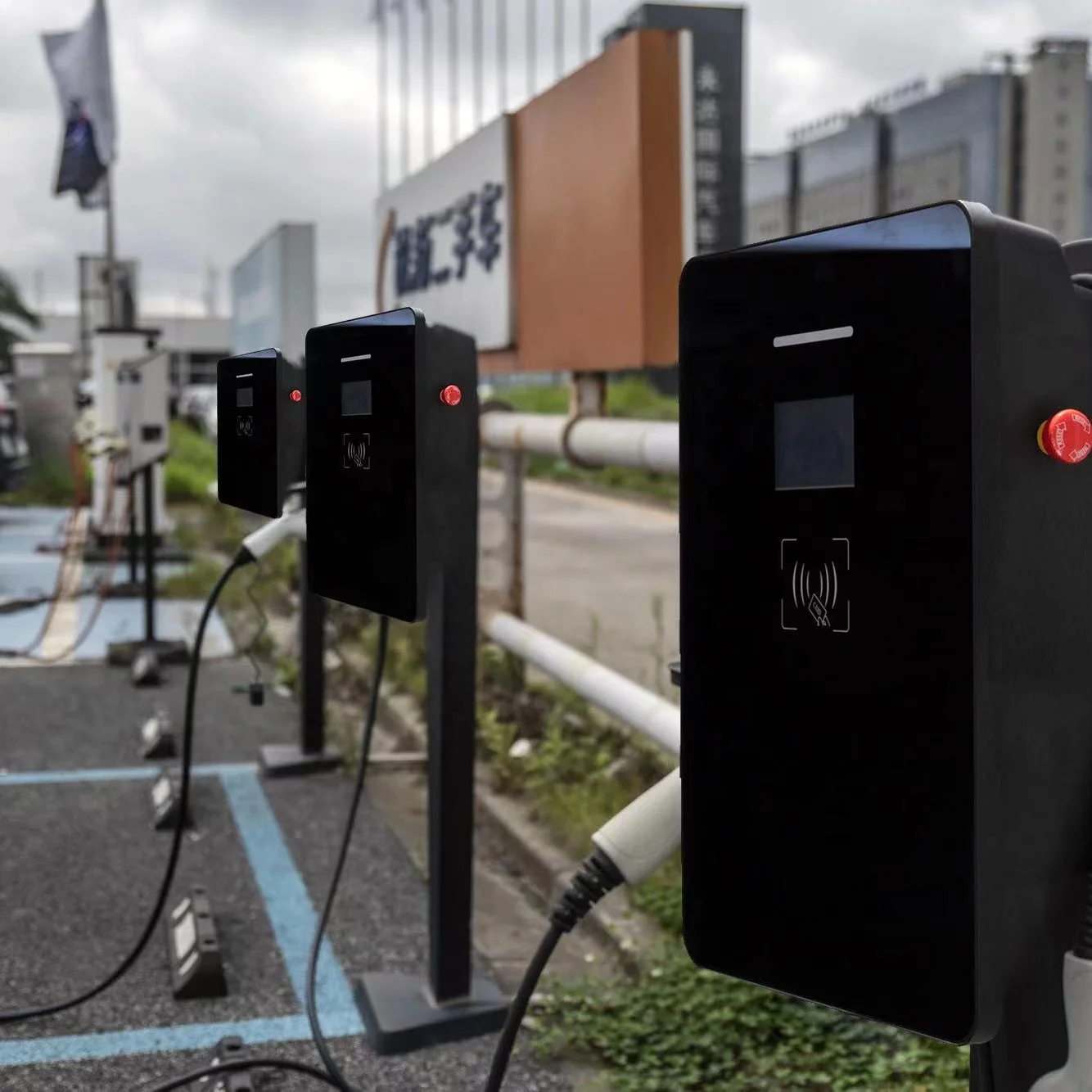 Mella производство Тип 2 IEC 62196 CE TUV 3 фазы 32A 22KW EV быстрое зарядное