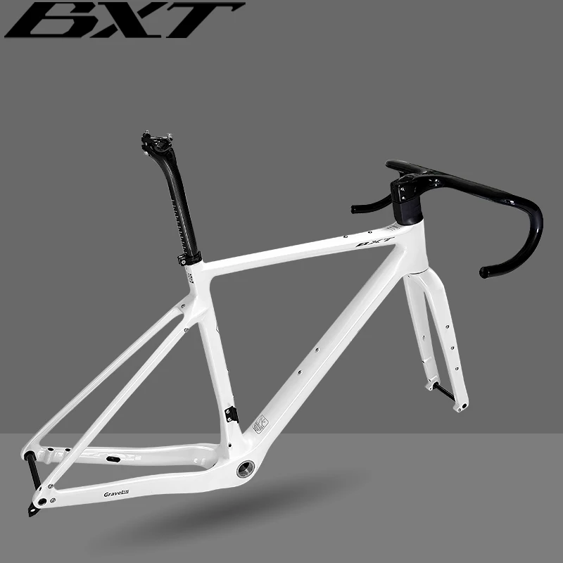 Carbon Road Bike Disc Brake Frame 700C/27.5er Bicycle Fully Hidden With Professional Gravel Handlebar Carbon