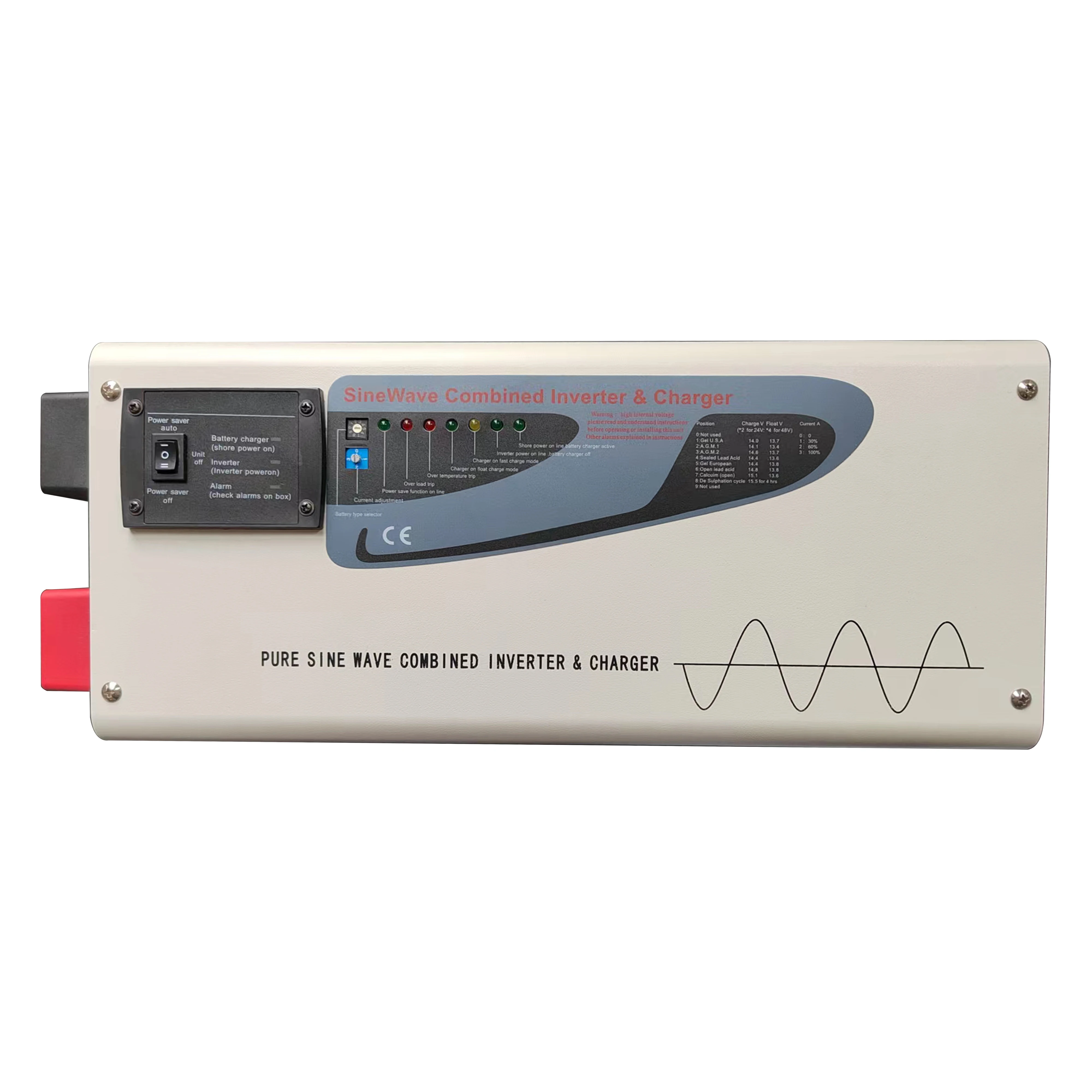 CE ROHS CB SAA 2000w inverter charger 24v solar hybrid inverter 230vac 50hz 60hz for marine boat yacht sailboat