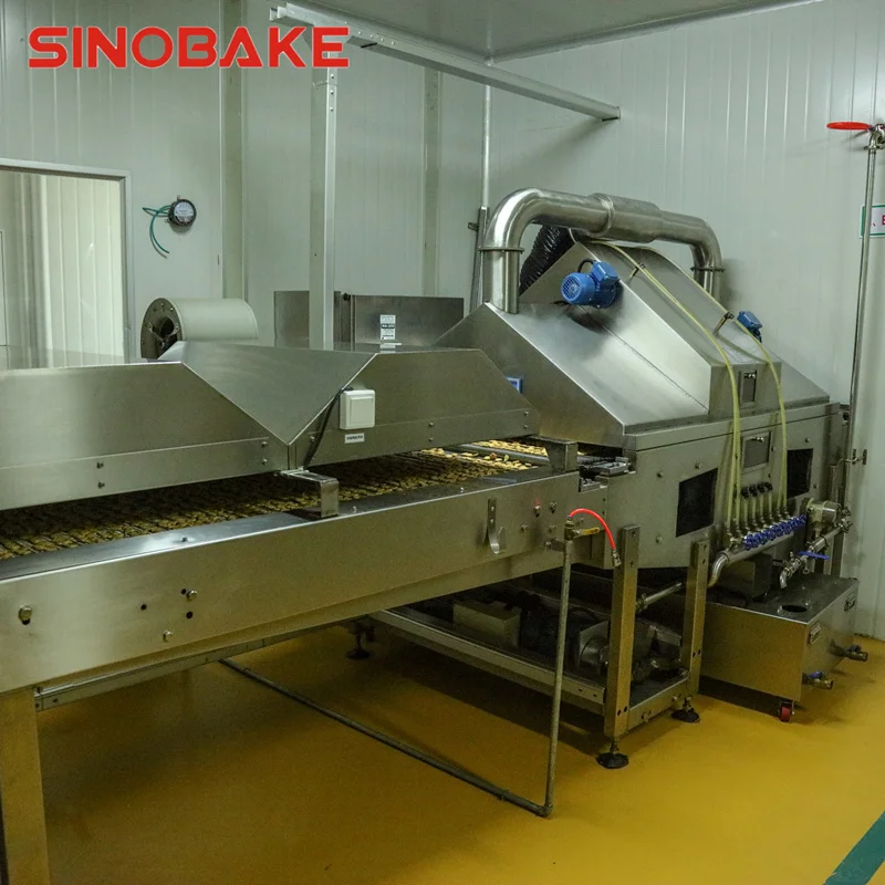 SINOBAKE Hard Biscuits Production Line Oil Sprayer For Biscuit Line Biscuit Machine Price