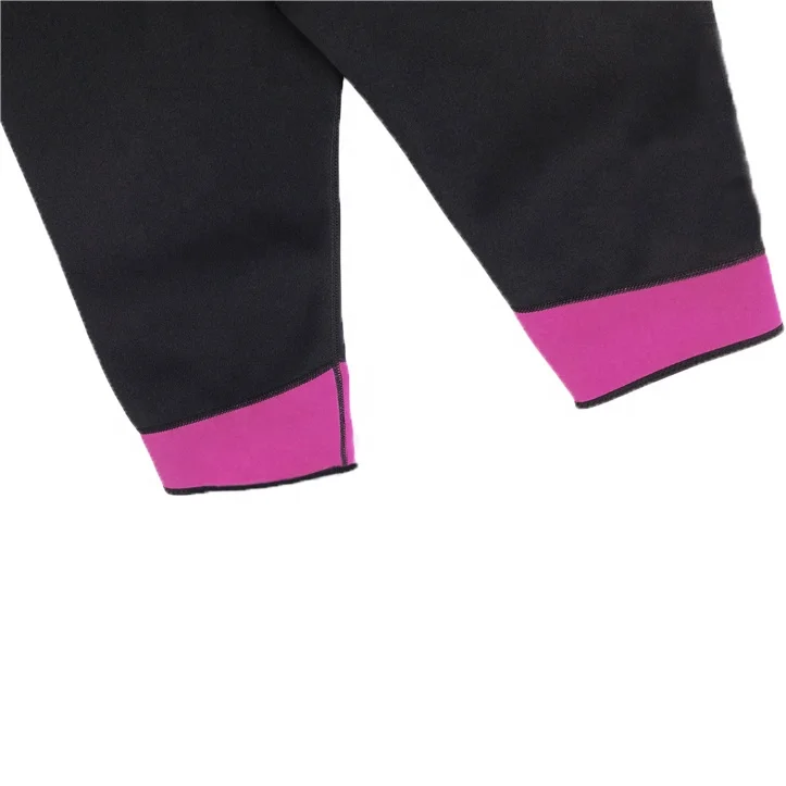 
2019 New design Neoprene Pelyco belt side zipper slimming women sweat pants neoprene pants 