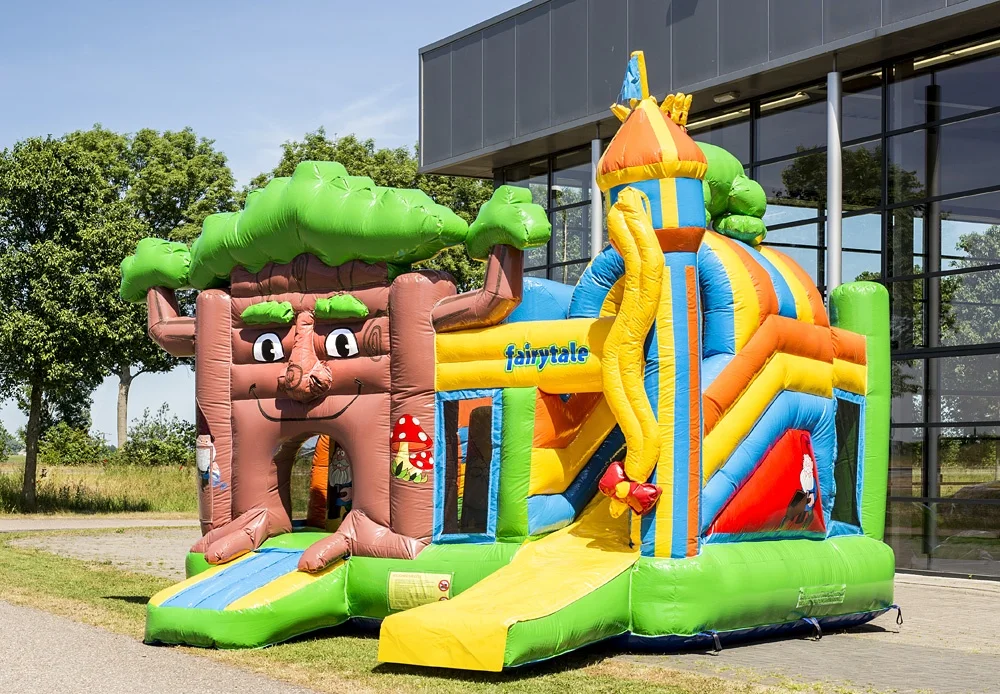 High quality China fairytale combo jumper,inflatable bouncy castle with slide,jumping castle slide with factory price
