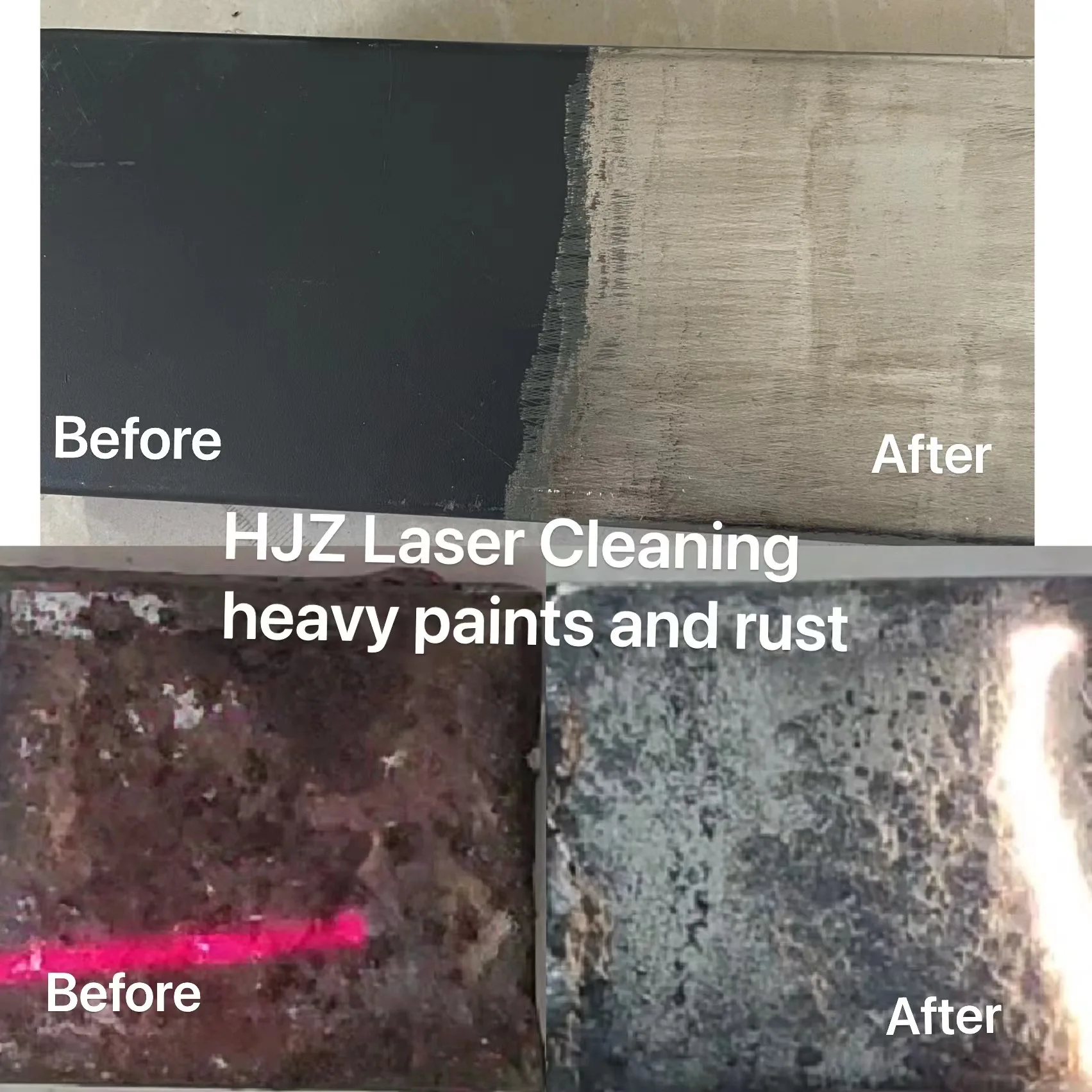 High Quality Laser Rust Removal Machine Mold Cleaning Paint Removal Laser Cleaning Machine 200w 300w