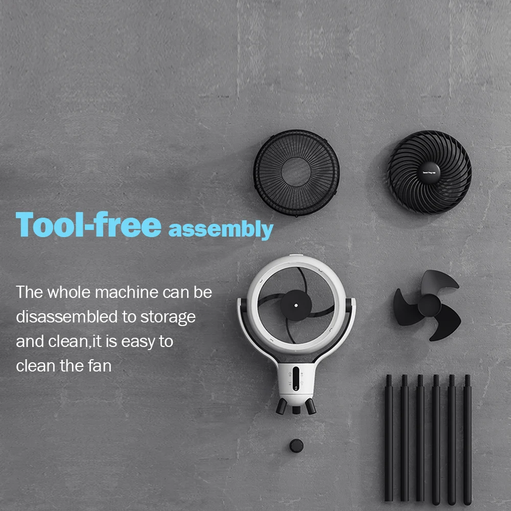 Kawa electric mute black turboforce room air circulator fan