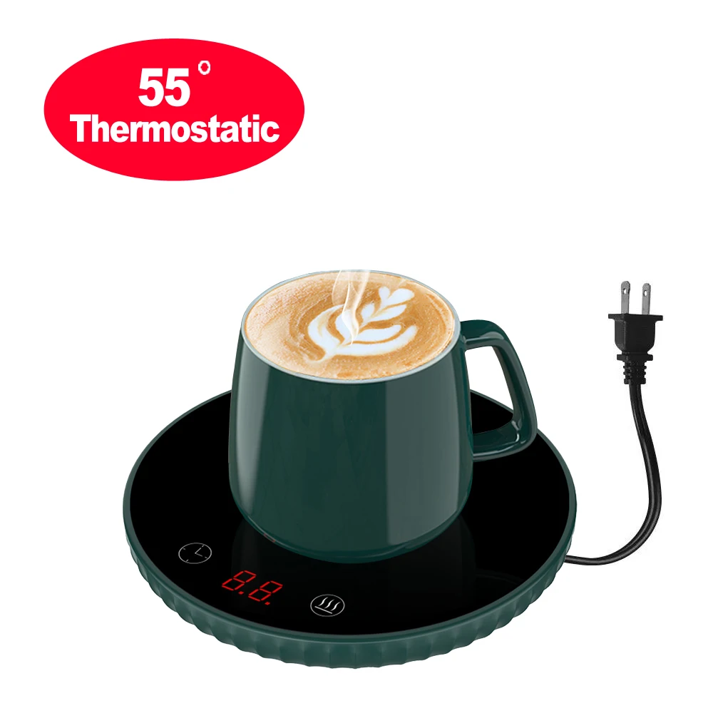 Оптовая торговля OEM изготовленный на заказ для электрического нагрева контроль температуры Керамическая чашка для чая/смарт-Графин кофе кружка с подогревом