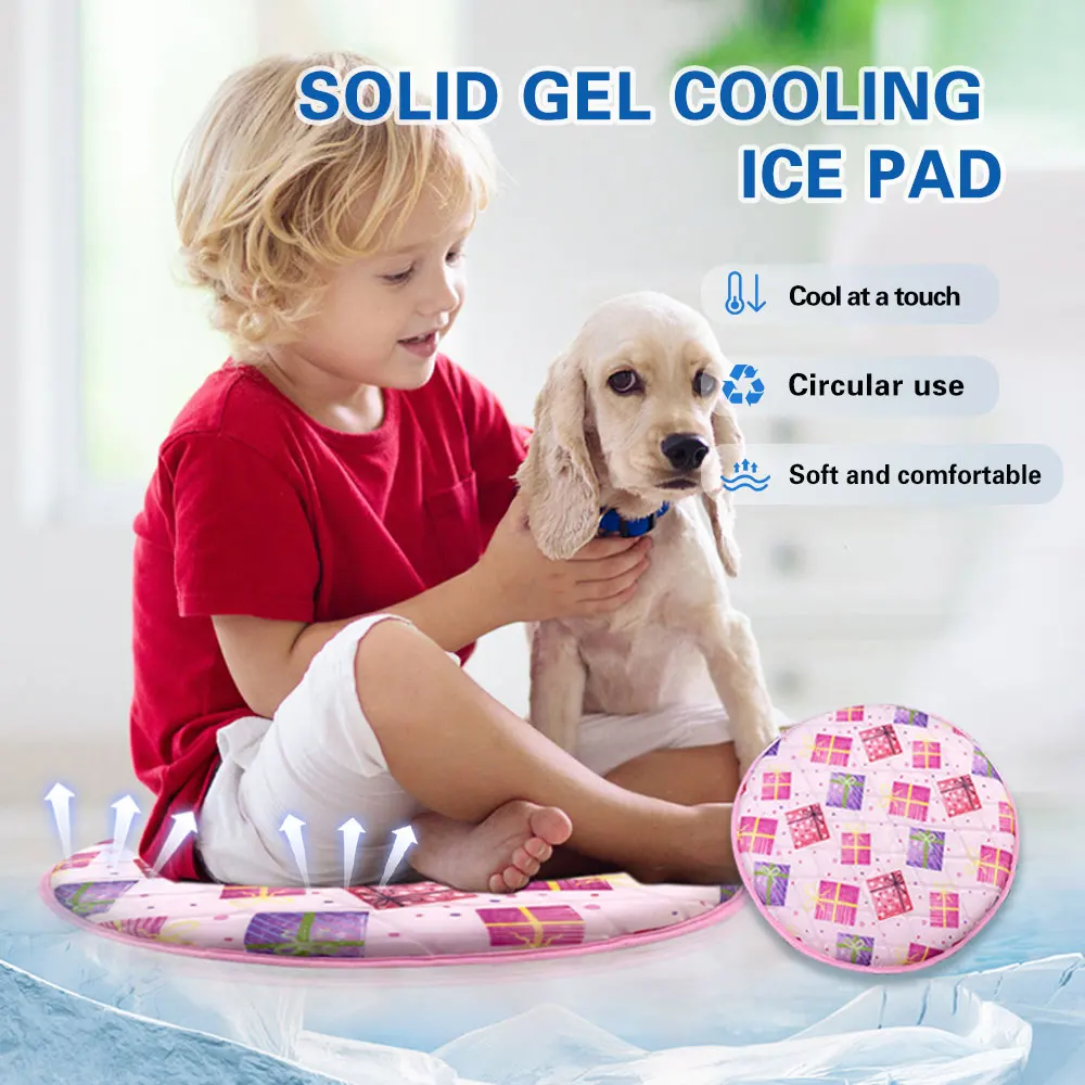 Custom Seat Cushion Reusable Solid Gel Ice Pad Soft and comfortable cushion with Memory Foam for Family