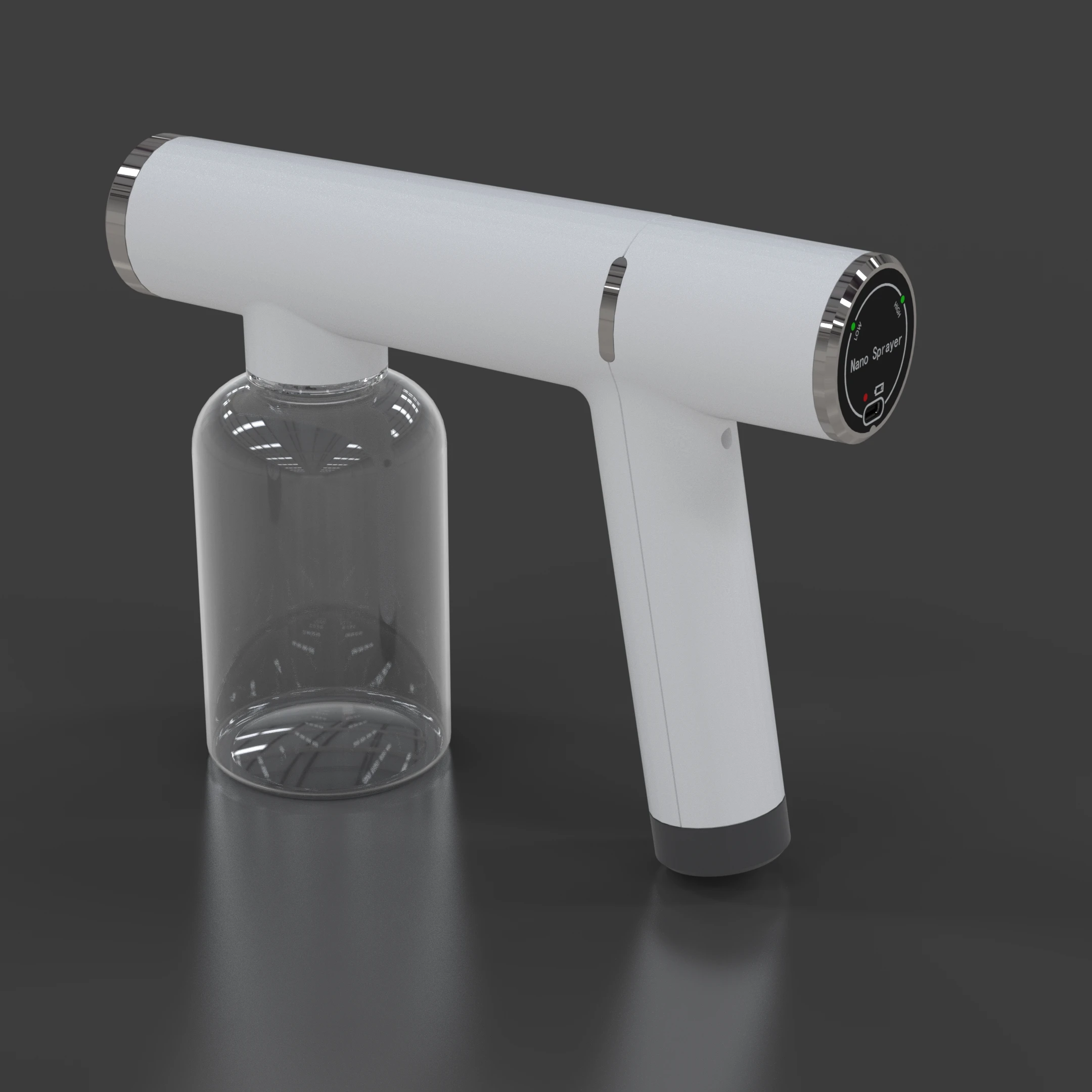 Wireless Nano Blue Light Atomizer Handheld Fogger Sprayer Rechargeable Disinfection Atomizer Cordless Spray gun