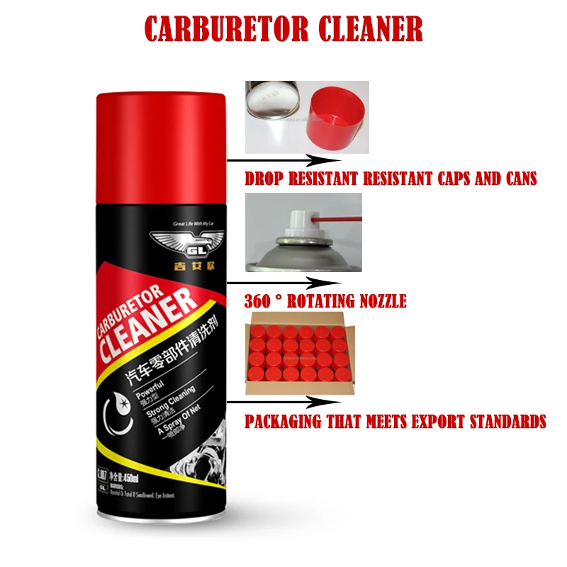 GL engine carbon cleaner carburetor cleaner spray carburettor cleaner