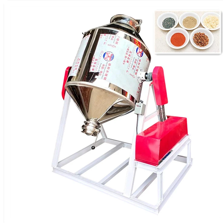 100L 200L 300L Large Capacity Drum Powder Mixing Machine for Spice Detergent Cosmetic Powder Mixer Machine