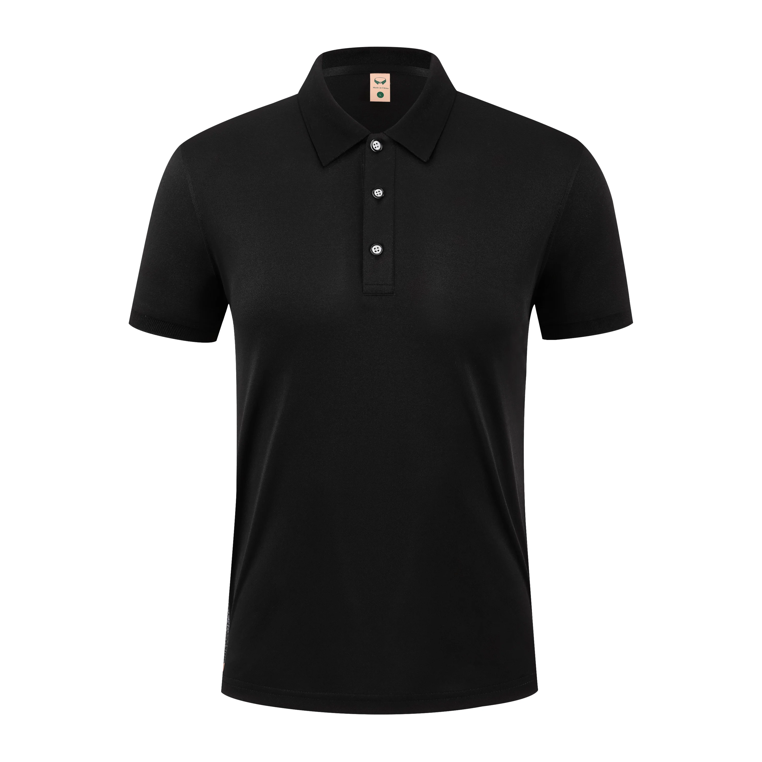 High Quality Black Polyester T Shirt Manufacturing Clothes men Polo Shirt Polo T-shirt For Men