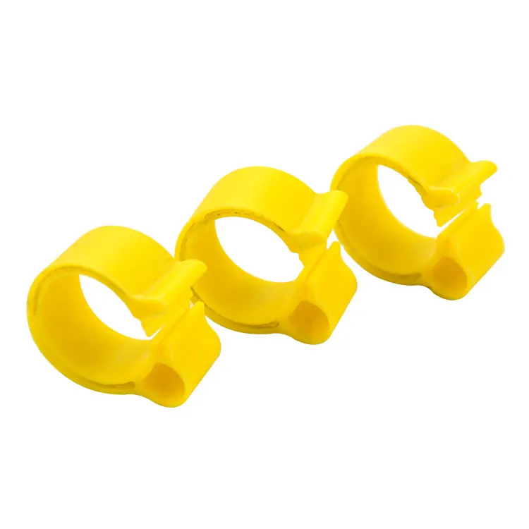 Manufacturer Passive RFID Animal Tag TPU Material UHF Animal Chicken Pigeon Rings Tag For Livestock Tracking  Animal Management