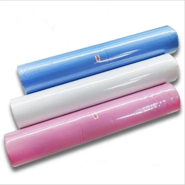 Одноразовая Нетканая простыня, рулон 30 г/кв. М, массажный стол с отверстиями