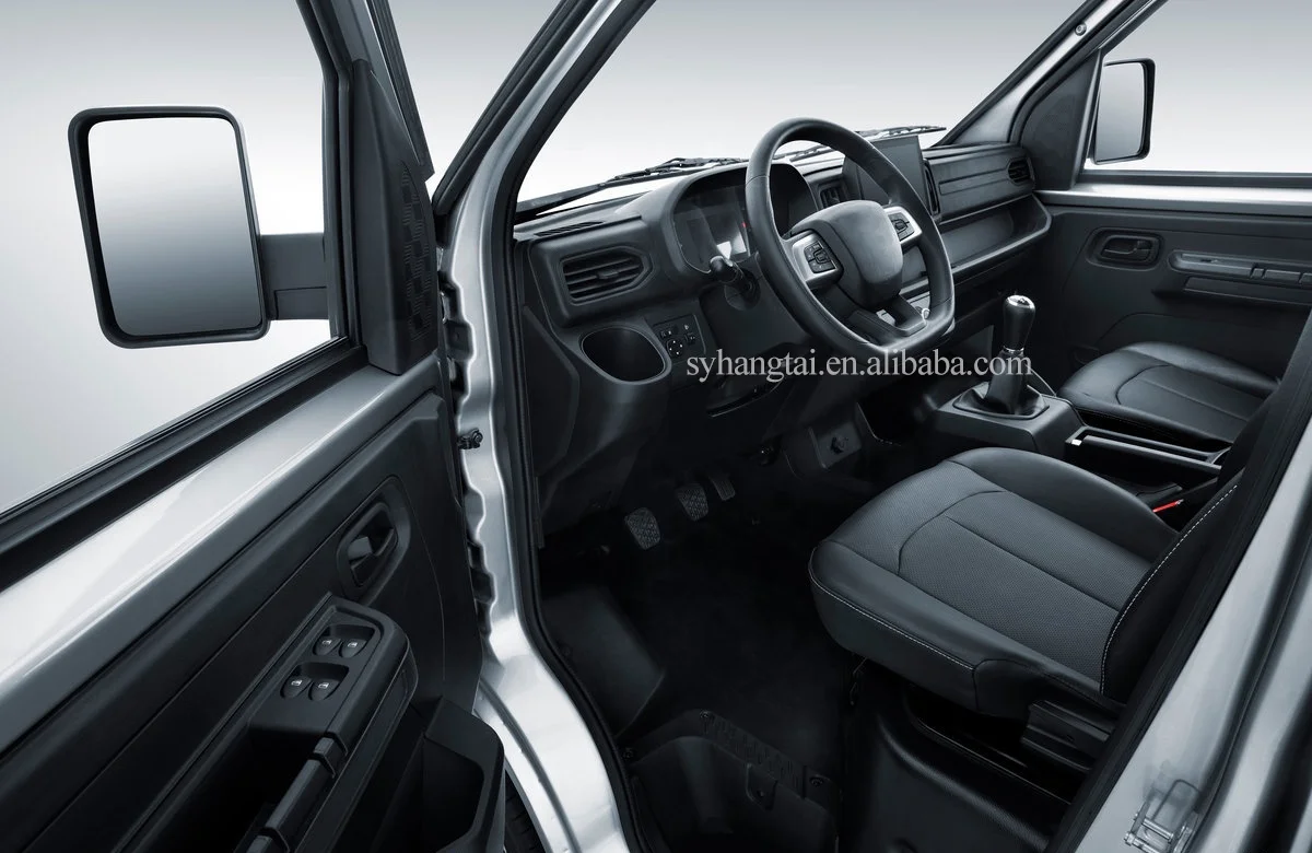 Customized New Energy Mini Double Row Cargo Truck Gas CNG Fuel Maximum Load 1500kg 5MT Transmission