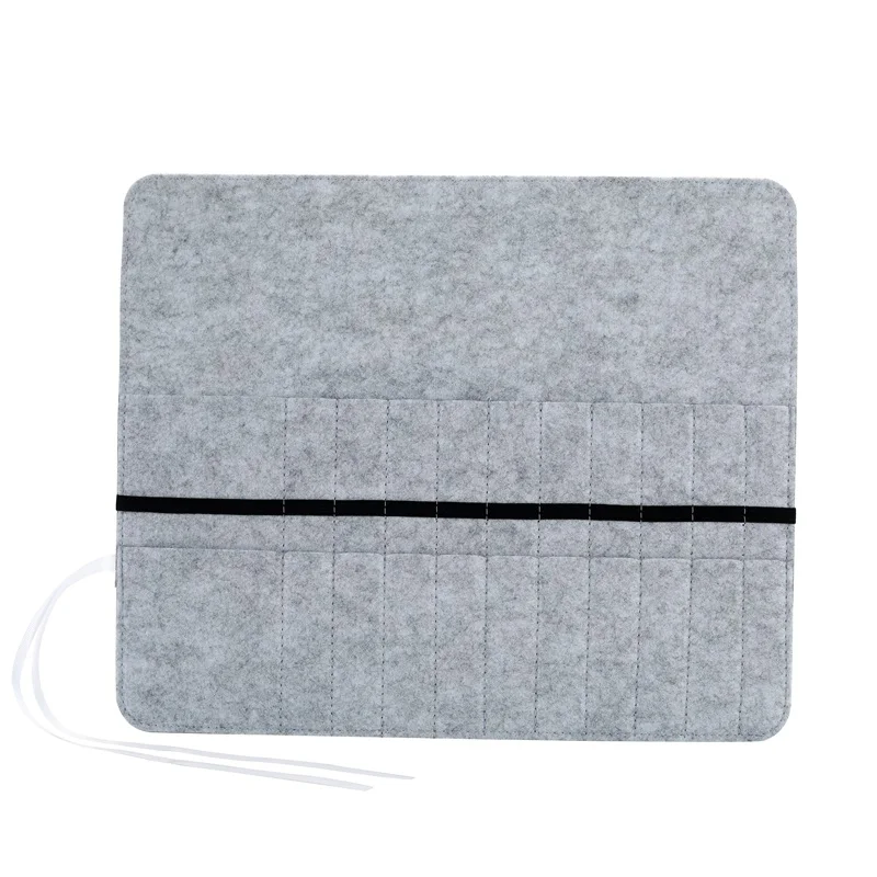 Оптовая продажа, индивидуальный портативный фетровый пенал, фетровые сумки для карандашей, распродажа