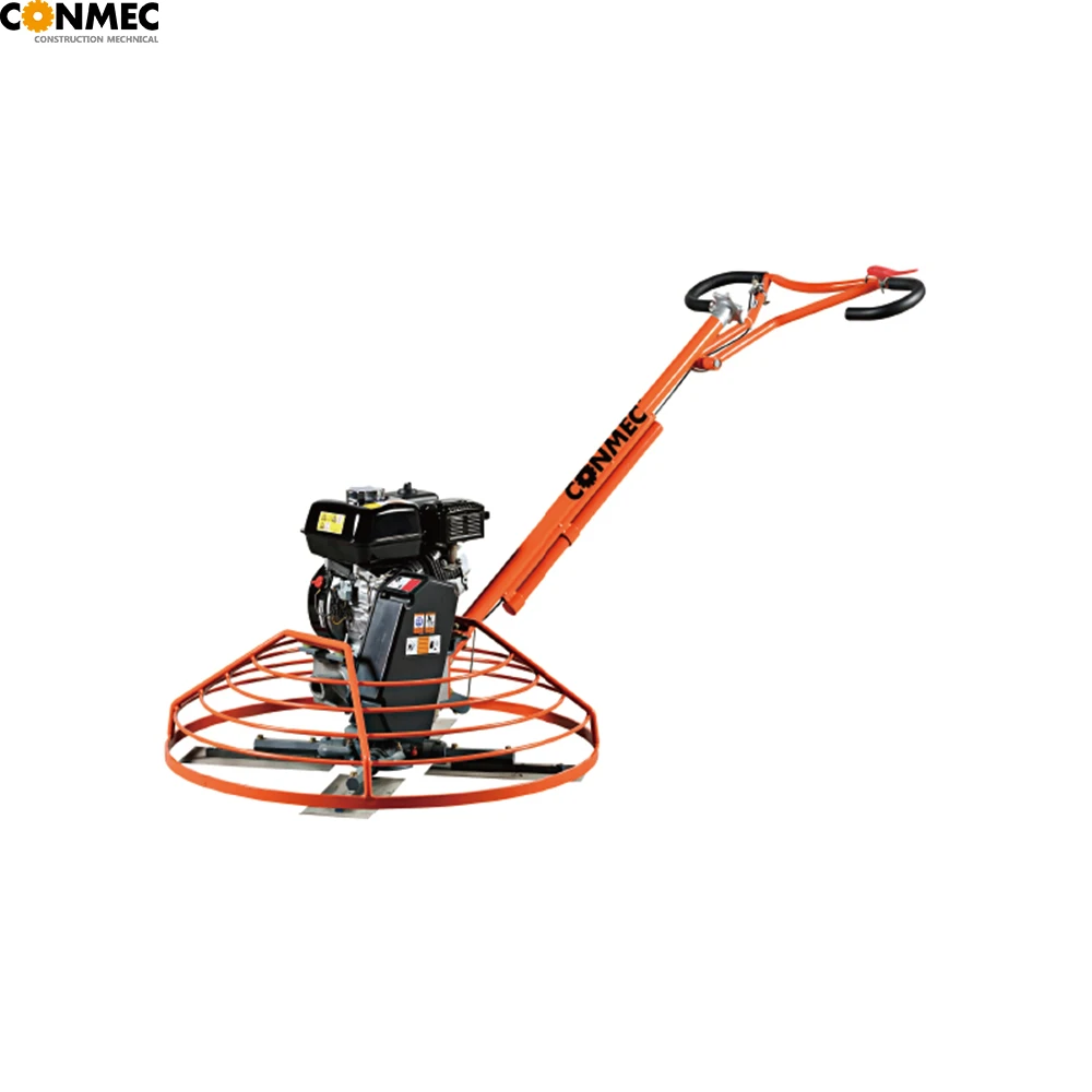 Walk-Behind Hand-Held Power Trowel New Concrete Finishing Floor Machine Gasoline Engine Motor Pump Gear Enhanced Edition