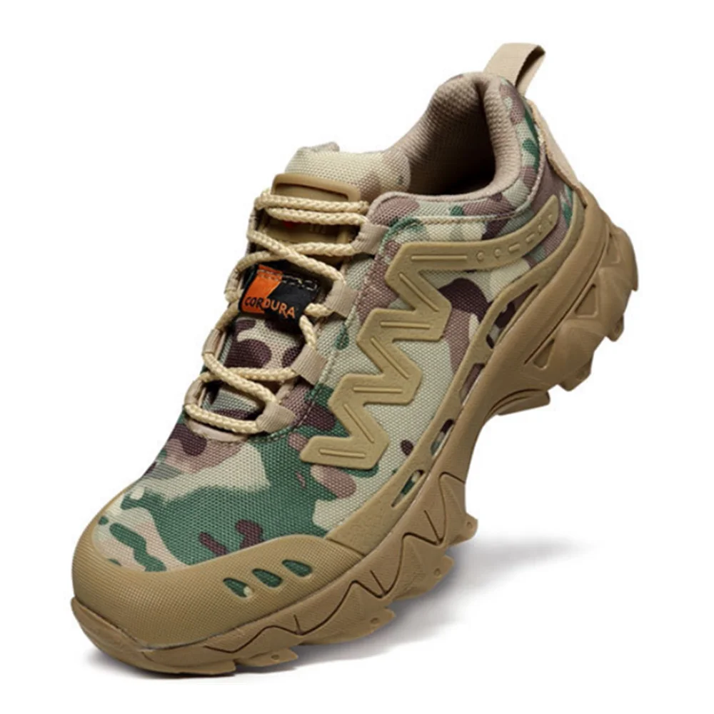 Camo Tactical Boots Men Tactical Outdoor Combat Shoes Trekking Sneakers Man Hiking Hunting Boots
