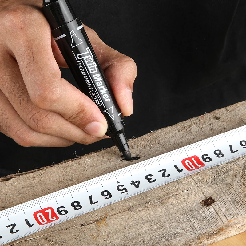 Gxin G-122 twin marker Wholesale High Performance Double head With Clip factory price permanent marker set