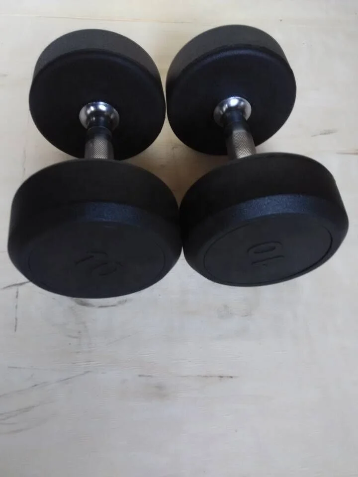 Round Rubber Dumbbell AM02