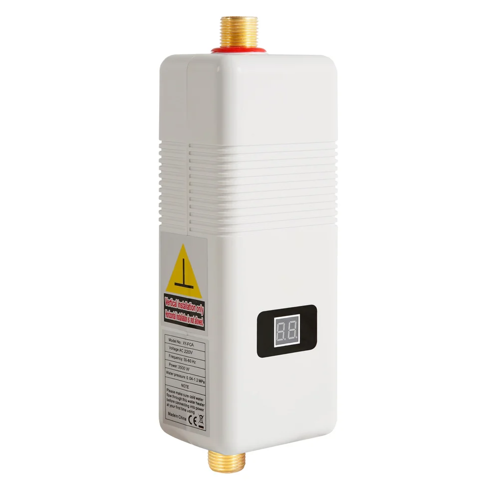 110V Tankless Water Heater Wholesale Price Mini Electric Shower Hot Water Heater Bathroom Shower 3000w