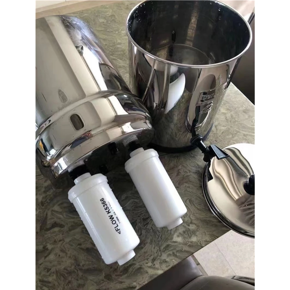 Emergencies Use S/S 2.3 Gallon Gravity-fed Water Purifier System with Stand