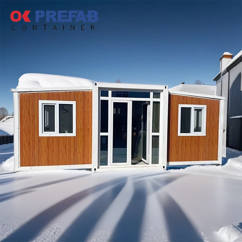 Ok Prefab новый дизайн по индивидуальному заказу 20 30 40 футов роскошный мобильный крошечный дом модульный сборный расширяемый контейнерный дома
