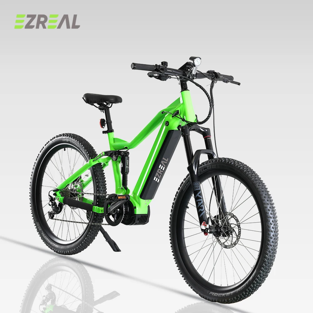 EZREAL Hidden battery 48V 1000W Bafang mid drive motor electric bike mountain MTB e bikes