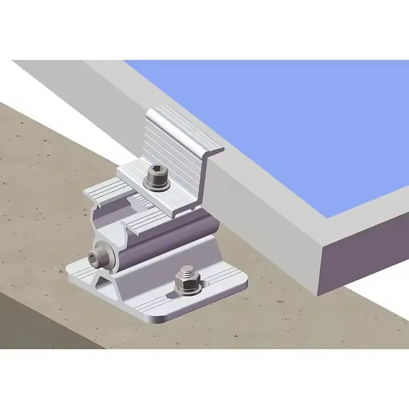 Easy Installation Solar Mid Clamps For Solar Panel Mounting Solar Panel Roof Mount Brackets Mid Clamp Kit